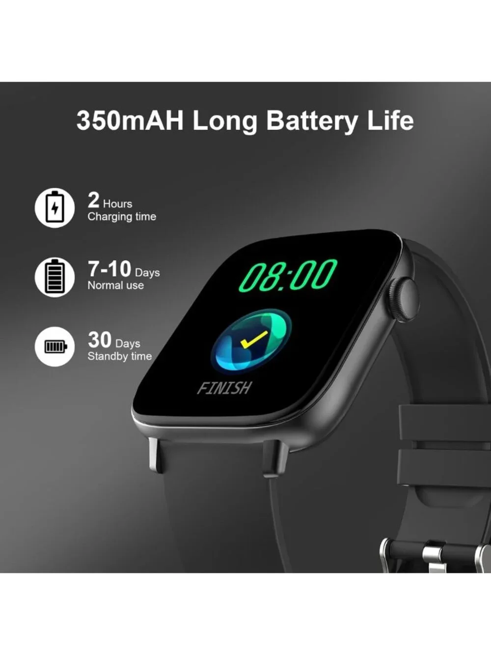 Stylish Smartwatch for Men - 1.90